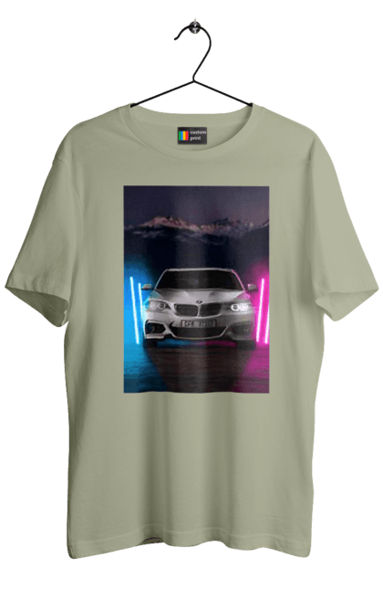 Футболка чоловіча з принтом "БЕХА". Беха, в машину, красота, птн пнх, фонарі. 2070702