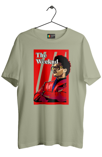 Men's t-shirt with prints The Weeknd. Actor, producer, singer, tesfaye, weeknd. 2070702