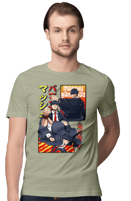 Men's t-shirt with prints Magic and Muscles Mash Burnedead. Adventure, comedy, magic and muscles, manga, mash burnedead. 2070702