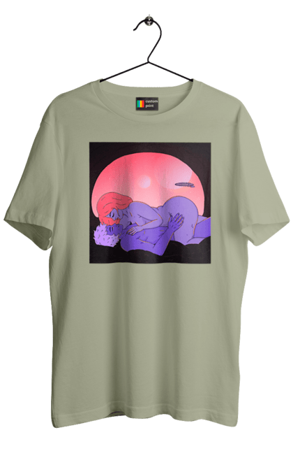 Футболка чоловіча з принтом "Інопланетяни Дівчина І Хлопець". Голі, дівчина, хлопець. 2070702