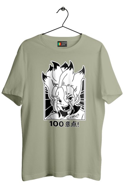 Men's t-shirt with prints Dr. Stone Senku. Anime, dr. stone, ishigami, manga, senku, senku ishigami. 2070702