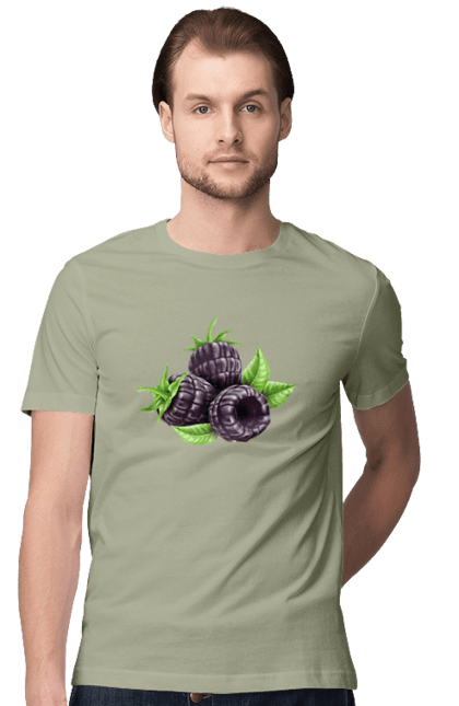 Men`s t-shirt with prints Blackberry. Berry, blackberry. 2070702