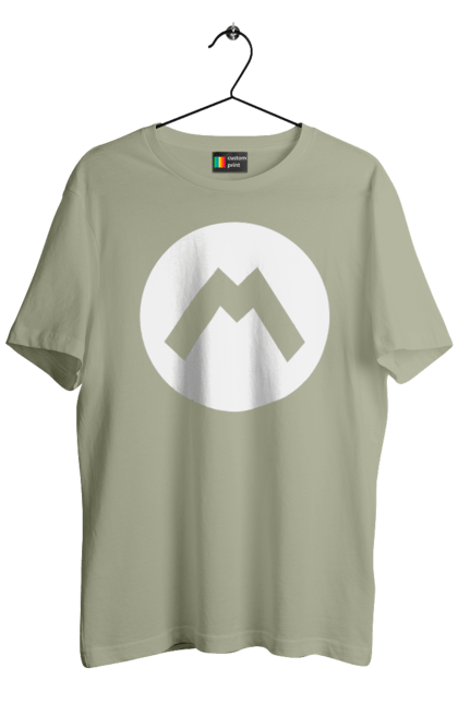 Men's t-shirt with prints Mario. Character, game, mario, mario bros, nintendo. 2070702