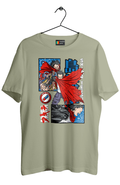 Men's t-shirt with prints Akira Tetsuo Shima. Akira, anime, cyberpunk, manga, tetsuo shima. 2070702