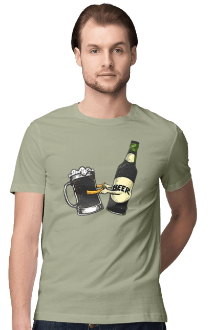 Bottle Of Beer With A Glass Of Beer