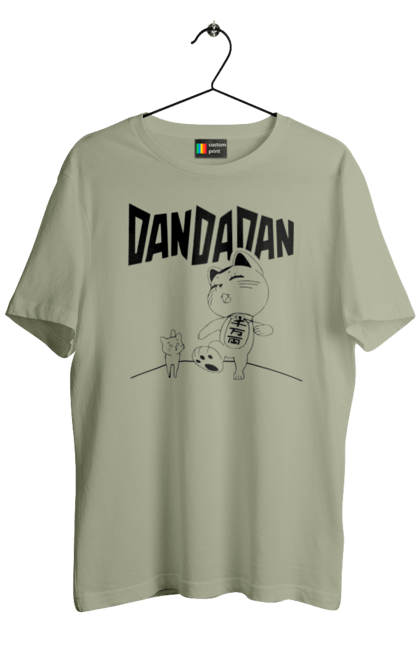 Футболка чоловіча з принтом "Дандадан Турбо бабка". Dandadan, turbo granny, yokai, аніме, дандадан, йокай, манга, турбо-бабка. 2070702