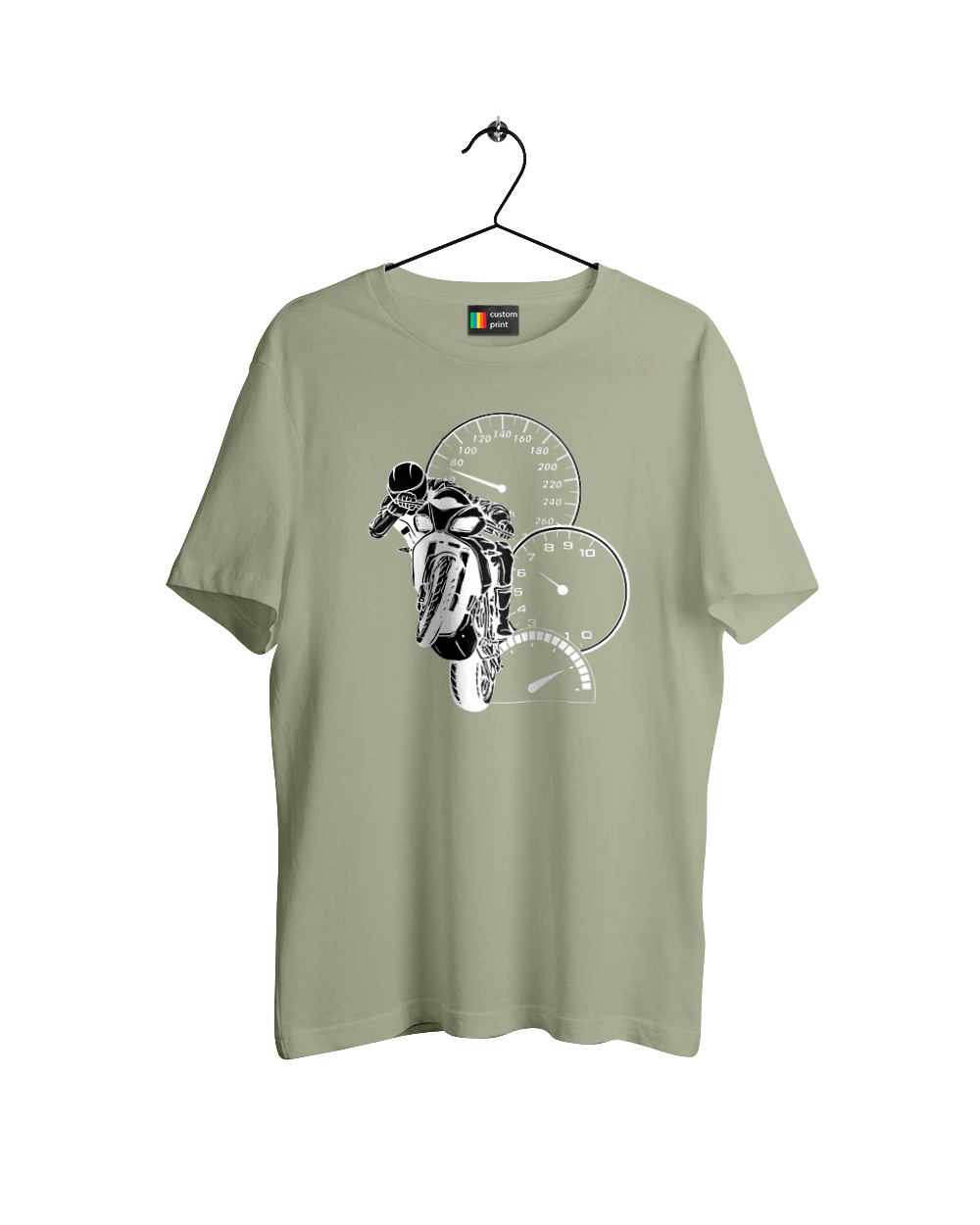 Motorcycle And Speed White