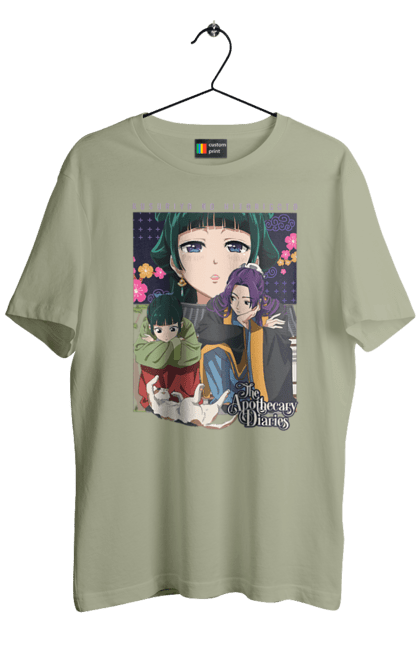 Men's t-shirt with prints The Apothecary Diaries. Anime, apothecary diaries, jinshi, light novel, manga, maomao, pharmacist, pharmacist monologue. 2070702