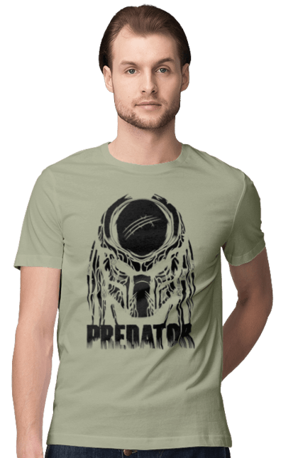 Men's t-shirt with prints The Predator. Alien, cinema, film, predator, thriller. 2070702