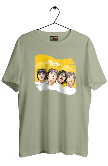 Men's t-shirt with prints The Beatles. Beatles, george harrison, john lennon, liverpool four, music, paul mccartney, ringo starr. 2070702