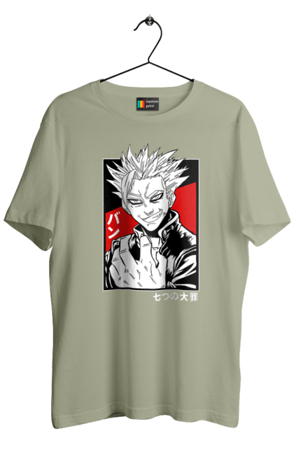 Men's t-shirt with prints Seven deadly sins Ban. Anime, ban, manga, seven deadly sins. 2070702