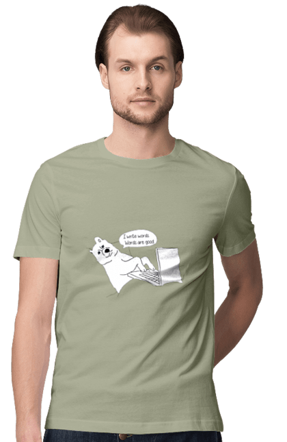 Футболка чоловіча з принтом "Собака програміст". Angular, c, css, html, it, javascript, jquery, php, python, react, svelt, vue, айтишник, айті, гумор, код, кодувати, прогер, програміст, програмісти, ти ж, ти ж програміст, тиж програміст. 2070702