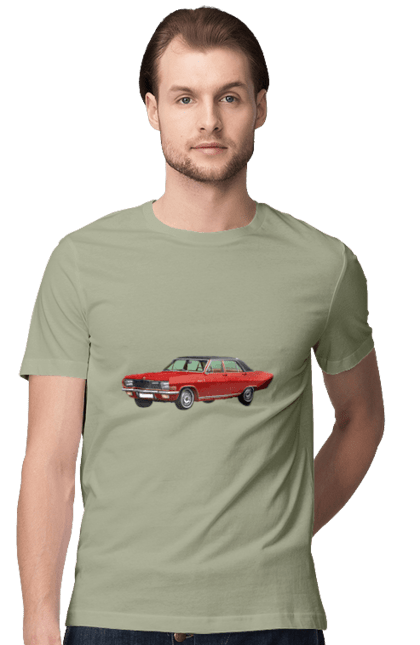 Men`s t-shirt with prints Auto.3. Auto, old car, photo, professional photo. 2070702