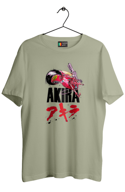 Men's t-shirt with prints Akira. Akira, anime, cyberpunk, manga, shotaro kaneda, tetsuo shima. 2070702