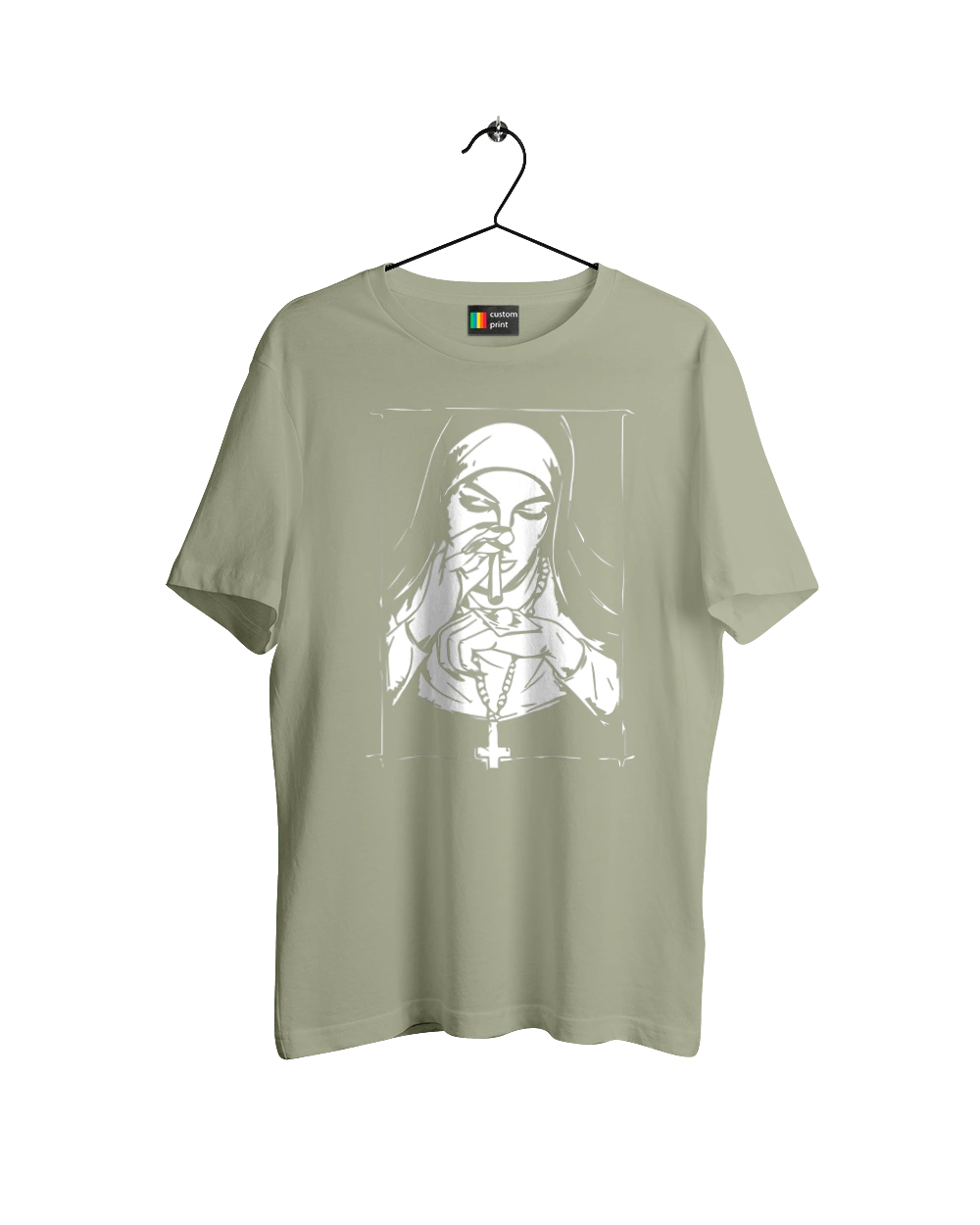 Монашка нюхає порошок