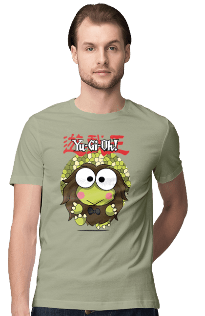 Men's t-shirt with prints Yu Gi Oh! Keroppi. Brand, character, hello kitty, keroppi, yu gi oh, yugio. 2070702