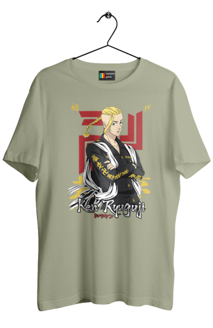 Men's t-shirt with prints Tokyo Revengers Draken. Anime, draken, ken ryuguji, ken-chin, manga, serial, tokyo manji gang, tokyo revengers. 2070702