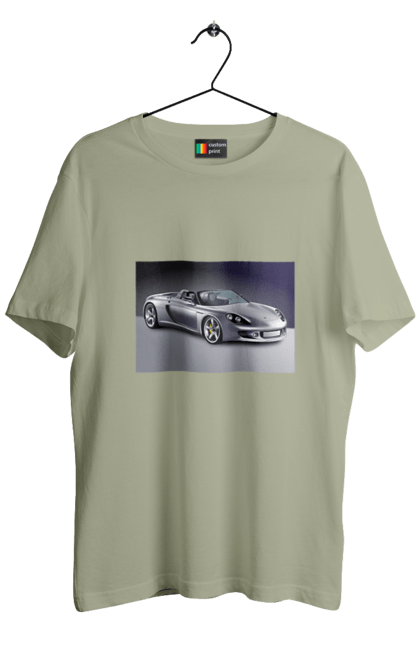 Men`s t-shirt with prints Auto.2. Auto, color image, compartment, photo, sports car. 2070702