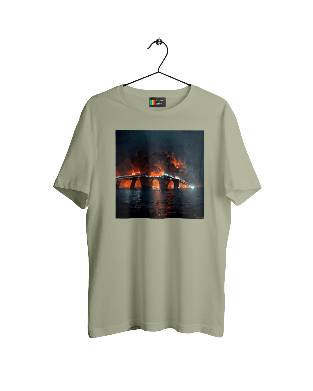 Кримський мост горить