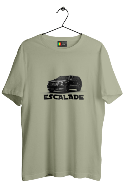 Футболка чоловіча з принтом "Каділак". Автомобіль, бізнес клас, джип, ескалада, каділак, машина, позашляховик. 2070702