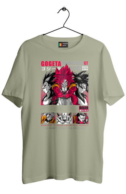 Men's t-shirt with prints Dragon Ball. Anime, dragon ball, goku, manga, tv series, vegeta. 2070702