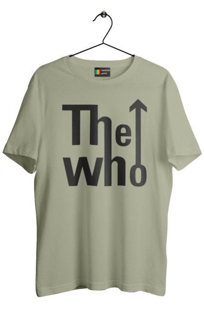 Футболка чоловіча з принтом "The Who". Who, арт рок, зе ху, музика, пауер поп, прото панк, рок, рок група, фрикбіт, хард рок. 2070702