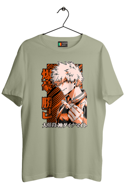 Футболка чоловіча з принтом "Моя академія героїв Бакуго". Bakugo, katsuki, katsuki bakugo, my hero academia, академія юей, аніме, бакуго, кацукі бакуго, манга, моя геройська академія. 2070702