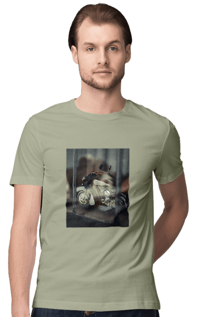 Футболка чоловіча з принтом "Мото". Байк, дорога, мото, сила, швидкість. 2070702