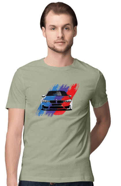 Men`s t-shirt with prints BMW. Auto, bmw, bmw fan, fan club. 2070702