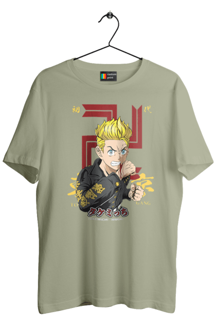 Men's t-shirt with prints Tokyo Avengers Takemichi. Action movie, anime, fantasy, game, manga, takemichi, thriller, tokyo avengers, tokyo revengers, tv series. 2070702