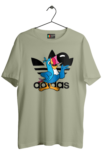 Футболка чоловіча з принтом "Adidas Тукан Сем". Adidas, froot loops, toucan sam, адідас, маскот, тукан сем. 2070702