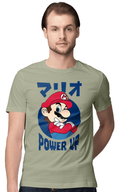 Men's t-shirt with prints The Super Mario Bros.. Character, game, mario, mario bros, nintendo, super mario bros. 2070702