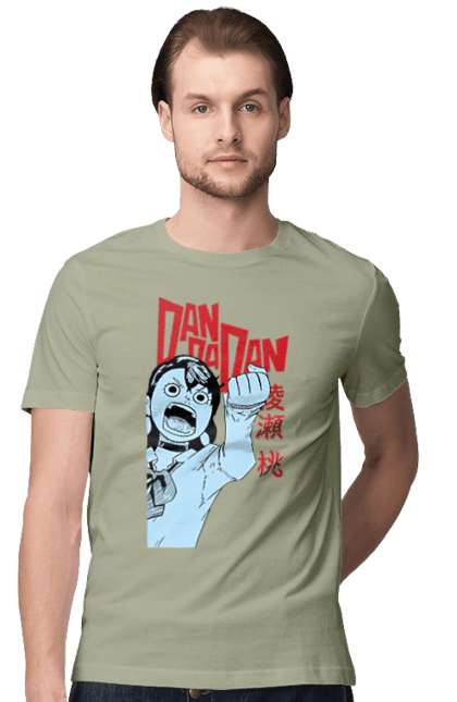 Футболка чоловіча з принтом "Дандадан Момо Аясе". Dandadan, momo ayase, okarun, аніме, аясе, дандадан, манга, момо, момо аясе. 2070702