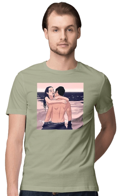 Парочка Обнімається В Річці