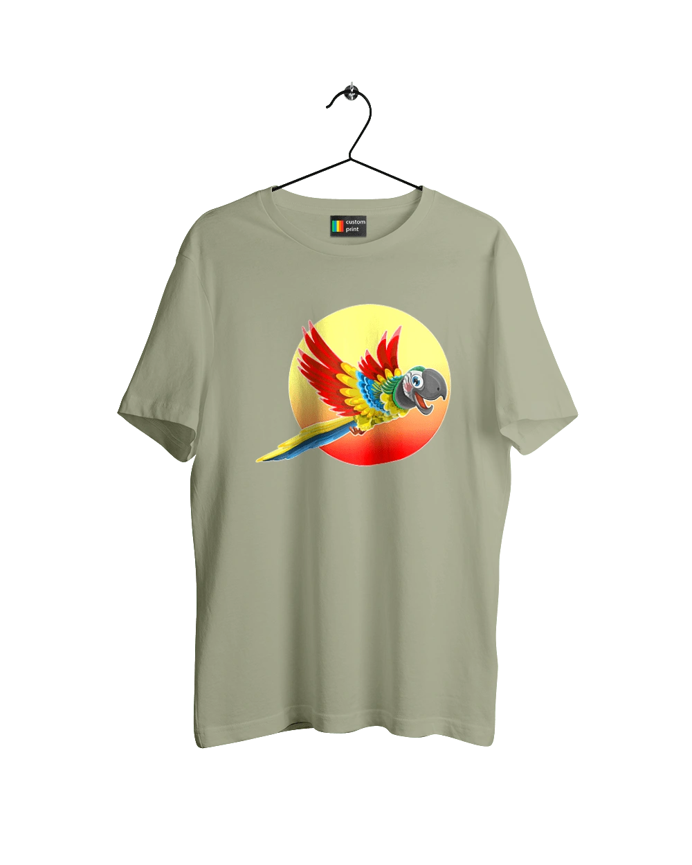 Папуга На Тлі Сонця