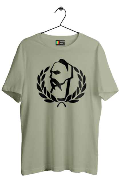 Men`s t-shirt with prints Cossack wreath. Cossack, ukraine, wreath. 2070702