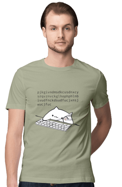 Футболка чоловіча з принтом "Програміст". Css, html, javascript, jquery, php, python, react, svelt, айті, актуальне, кодувати, програміст. 2070702