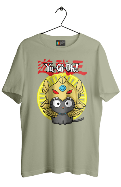 Men's t-shirt with prints Yu Gi Oh! Chococat. Brand, character, chococat, hello kitty, yu gi oh, yugio. 2070702