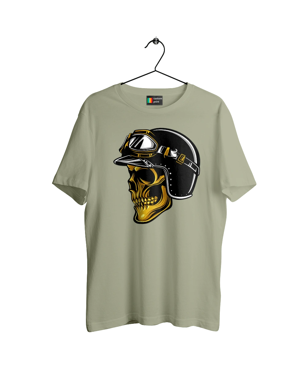 Череп в мотошоломі