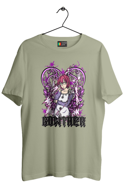 Men's t-shirt with prints Seven Deadly Sins Gowther. Adventures, anime, comedy, fantasy, gowther, manga, seven deadly sins. 2070702