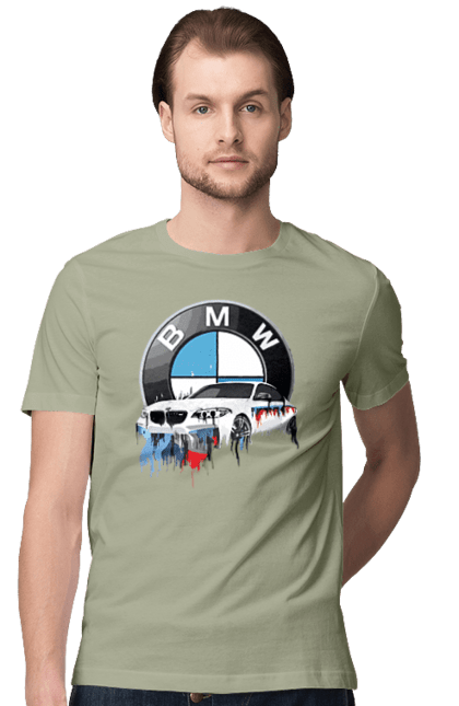 Men`s t-shirt with prints BMW. Auto, bmw, bmw fan, fan club. 2070702