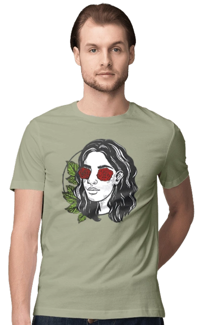 Girl With Roses In The Eyes