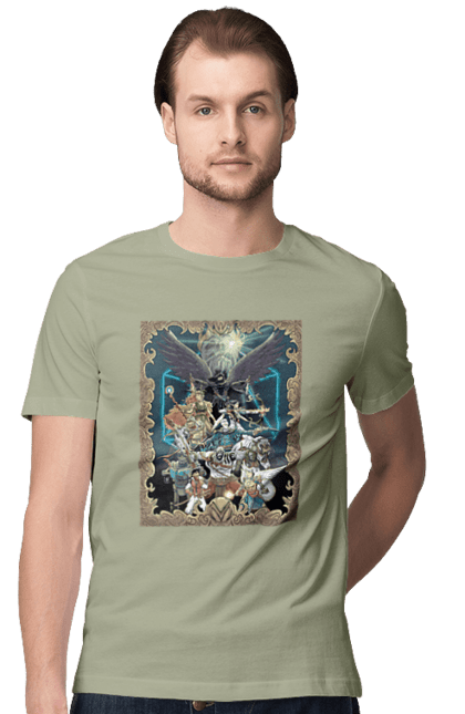 Футболка чоловіча з принтом "Легенда вокс машина". Вокс, вокс машина, машина, мультсериал, приключения, сериал, фентезі. 2070702