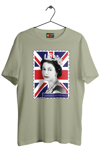 Men's t-shirt with prints Queen Elizabeth II. Britain, british, england, platinum jubilee, queen, queen elizabeth, queen elizabeth ii, rip queen elizabeth. 2070702