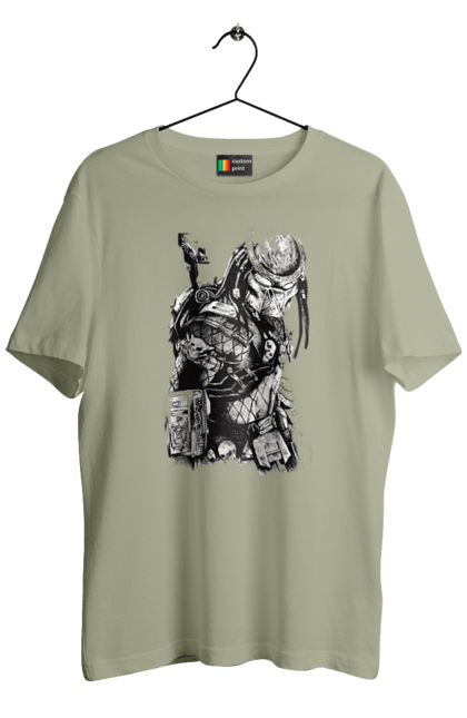 Men's t-shirt with prints The Predator. Alien, cinema, film, predator, thriller. 2070702