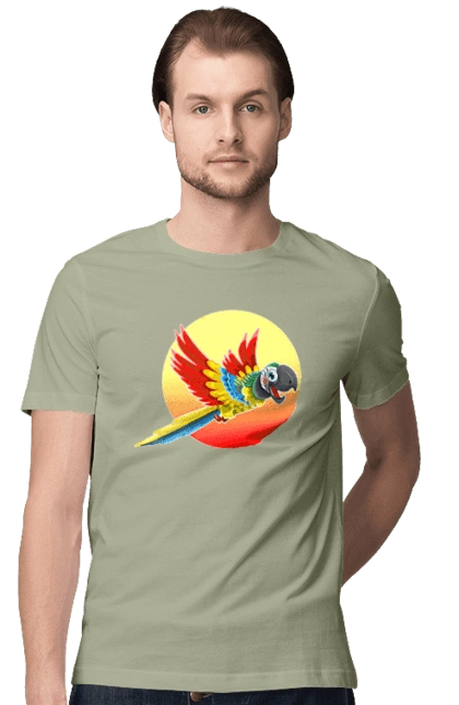 Папуга На Тлі Сонця