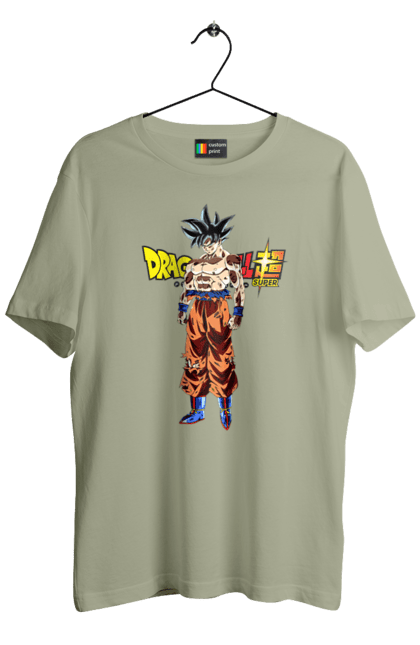 Men's t-shirt with prints Dragon Ball Son Goku. Anime, dragon ball, goku, manga, son goku, tv series. 2070702