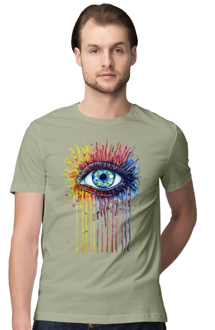 Colorful Flowing Eye