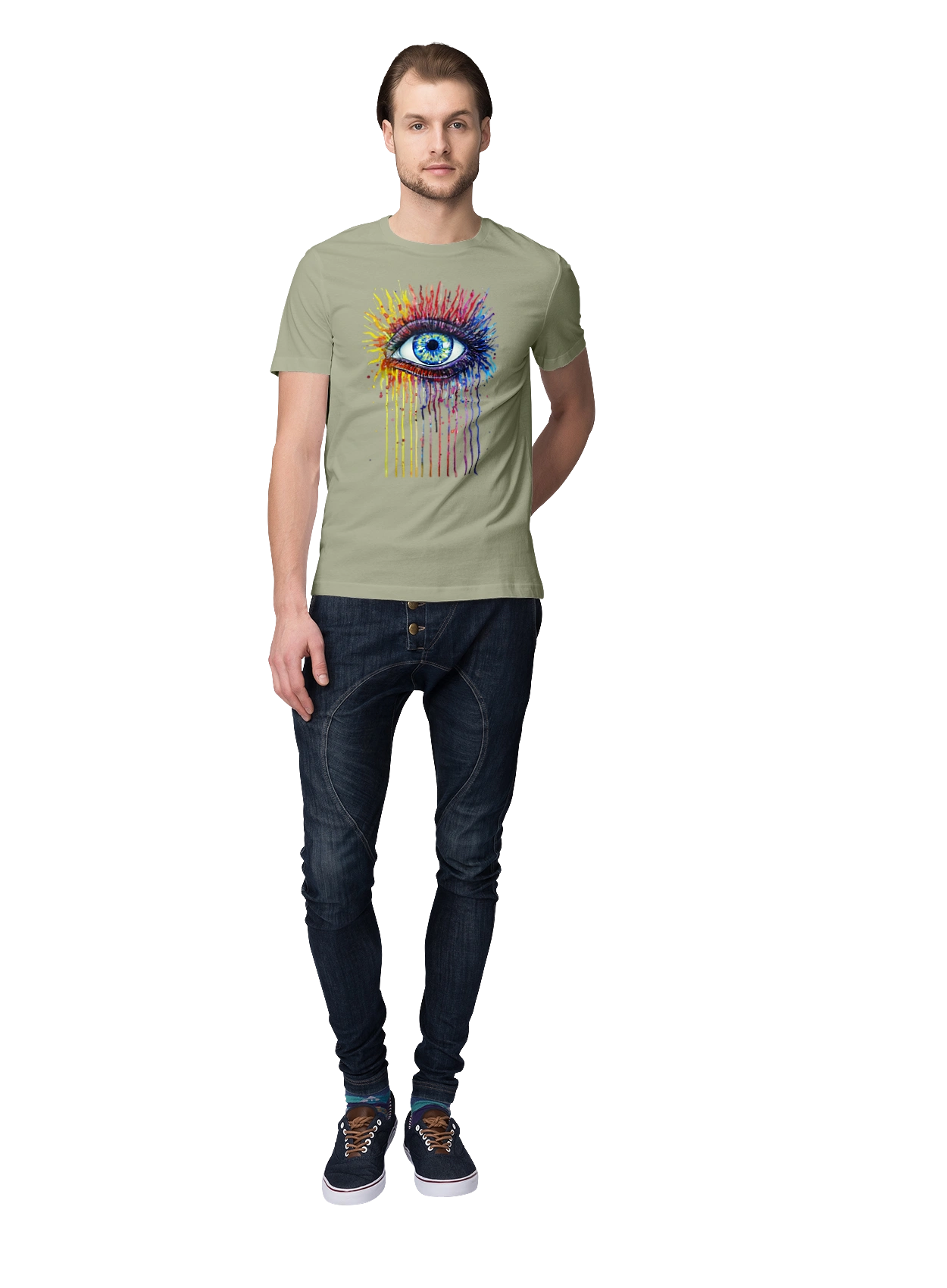 Colorful Flowing Eye