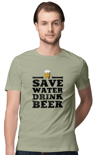 Save water, drink beer (black)